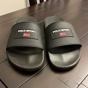 Polo Sport Ralph Lauren EVA Slides Sandals Shoes new mens black flip flops Polo Ralph Lauren | Shoes | Polo Sport Ralph Lauren Eva  main image 3